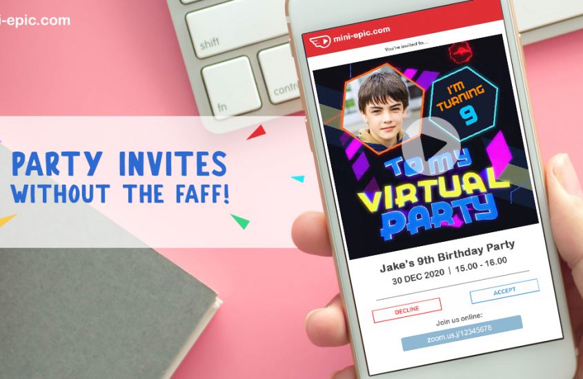 Mini Epic -the Ultimate online Children’s Invitation