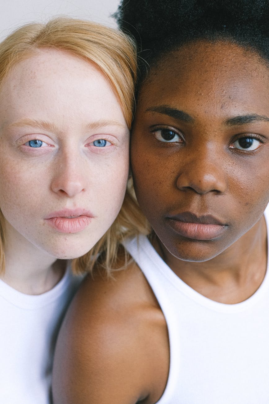 women looking at the camera