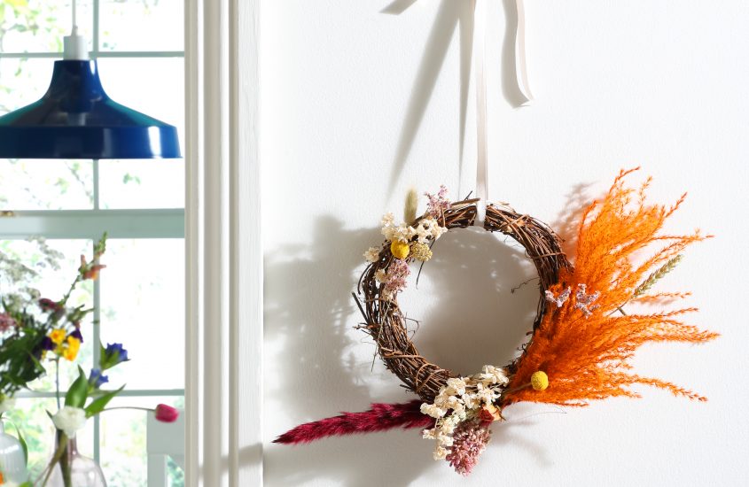 DIY: A vibrant, seasonal Easter floral hoop