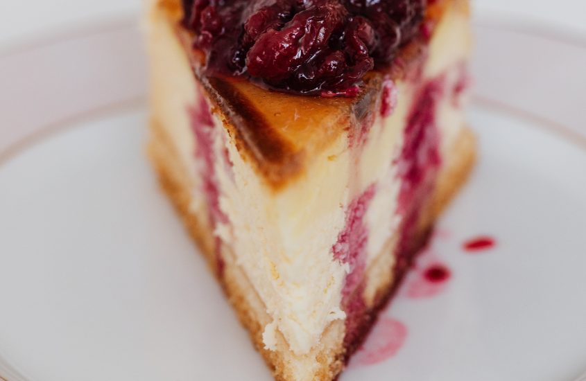 White chocolate cheesecake